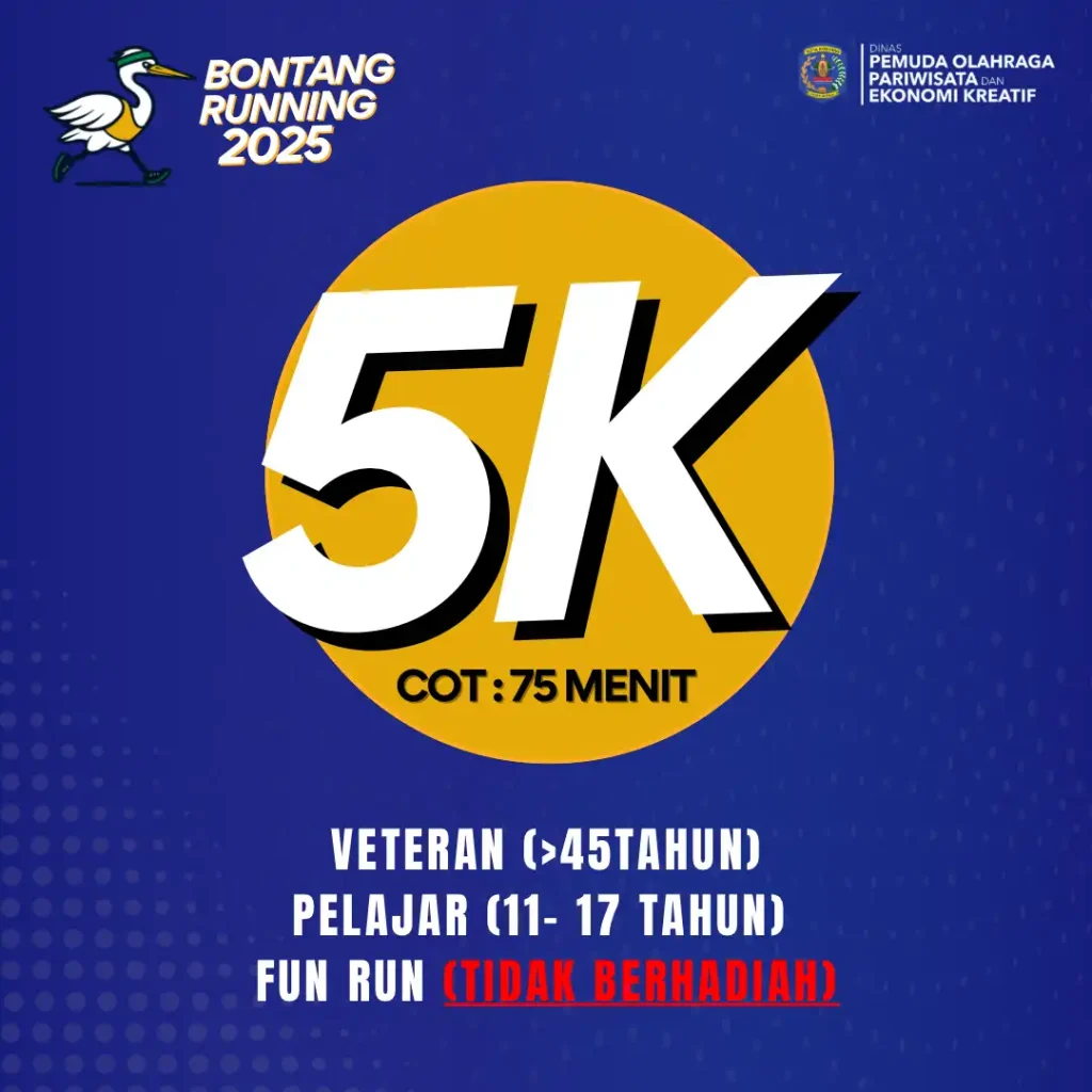 BONTANG RUNNING 2025 - 5K