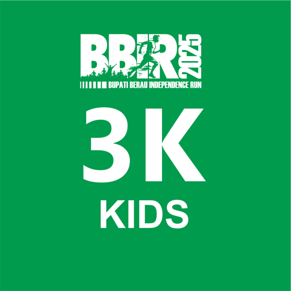 Bupati Berau Independence Run 2025 - 3K KIDS (Non Jersey)