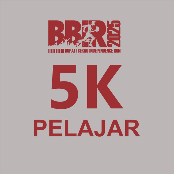Bupati Berau Independence Run 2025 - 5K PELAJAR (Non Jersey)